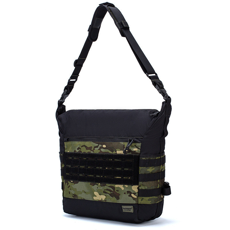 Borsa a tracolla per computer con borsa a tracolla tattica EDC mimetica militare 500d