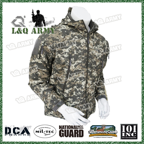 Giacca militare Soft Shell da uomo